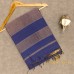 RICH ROYAL BLUE  MAHESHWARI PURE HANDLOOM SILK COTTON SAREE