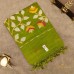 OLIVE GREEN ORGNZA  SILK SAREE