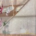 CREAM  AND OFF  WHITE  SILK LINEN SAREE