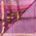 BERRY PINK LINEN SAREE