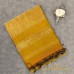 RICH MUSTARD MAHESHWARI PURE HANDLOOM SILK COTTON  SAREE