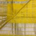 Lemon Yellow Mangalagiri Pure Handloom Silk Cotton Saree with Gold and Silver Zari Border