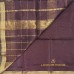 PLUM PURPLE MAHESHWARI PURE HANDLOOM COTTON SILK SAREE