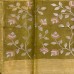 MEHANDI GREEN SILK LINEN SAREE