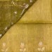 MEHANDI GREEN SILK LINEN SAREE