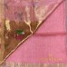 PEACH PINK TISSUE LINEN  SAREE