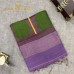 RICH PURPLE TISSUE  LINEN SILK SAREE
