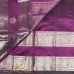 Purple Mangalagiri Pure Handloom Silk Cotton Saree with Silver Zari Border