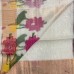OFF WHITE  PURE LINEN SAREE