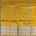 Mustard Yellow Mangalagiri Pure Handloom Silk Cotton Saree with Gold and Silver Zari Border