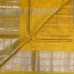 Mustard Yellow Mangalagiri Pure Handloom Silk Cotton Saree with Gold and Silver Zari Border