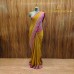 YELLOW AND PINK BORDER  SHIFFON GEORGETTE   SAREE