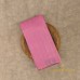 Pink Pure Handloom Cotton Silk Saree with Beige Temple Border