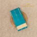Rama Blue Pure Handloom Cotton Silk Saree with Antique Zari and Chikoo Thread Weave
