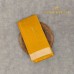 Mustard Yellow Pure Handloom Cotton Silk Saree with Antique Zari and Chikoo Thread Weave