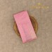 Pink Pure Handloom Cotton Silk Saree with Golden Zari Temple Border