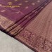 PIUM PURPLE BANARASI RAW SILK SAREE