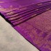 RICH VIOLET BANARASI RAW SILK SAREE