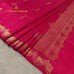 VIBRANT DEEP PINK BANARASI RAW SILK SAREE