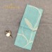 SAGE BLUE TUSSER SILK SAREE