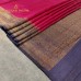 RANI PINK AND NAVY BLUE BANARASI TUSSER SILK SAREE