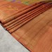 RUST ORANGE AND MULTICOLOUR BANARASI TUSSER SILK SAREE