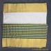 SIGNATURE Pure Handloom Balaramapuram Unakkupaav Saree – Gold & Teal Green Stripe Body with Half Saree Pallu Design