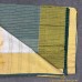SIGNATURE Pure Handloom Balaramapuram Unakkupaav Saree – Gold & Teal Green Stripe Body with Half Saree Pallu Design