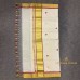 Pure Handloom Balaramapuram Unakkupaav Kasavu Saree – All-Over Kasavu & Thread Motifs with Rust Kasavu Border