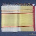 Pure Handloom Balaramapuram Unakkupaav Tissue Kasavu Saree – 10-Inch Kasavu Border with Red Piping Detail
