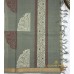 SMOKE COLOUR PURE HANDLOOM COTTON SAREE
