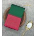 Pure Kanchipuram Handloom Silk Saree – Dark Green Plain Body with Contrast Maroon Podi Kattam Zari Border & Pallu