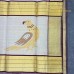 Pure Handloom Balaramapuram Unakkupaav Kasavu Saree – Parrot Motif Pallu with Maroon Zari Border