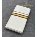 Off-White Pure Handloom Balaramapuram Kasavu Double Mundu with Gold Kasavu and Brown Kara