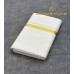 Off-White Pure Handloom Balaramapuram Kasavu Double Mundu with Plain Gold Kasavu