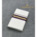 Off-White Pure Handloom Balaramapuram Kasavu Double Mundu with Gold Kasavu and Dark Purple Kara