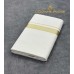 Off-White Pure Handloom Balaramapuram Kasavu Double Mundu with Gold and Silver Kasavu