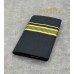 Black Pure Handloom Balaramapuram Kasavu Double Mundu with Gold Kasavu Stripes