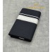 Black Pure Handloom Balaramapuram Kasavu Double Mundu with Broad Silver Kasavu