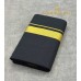 Black Pure Handloom Balaramapuram Unakkupaav Kasavu Double Mundu – Deep Black Base with Broad Golden Kasavu  Border & Classic Stripe Detail