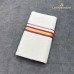 Off-White Pure Handloom Balaramapuram Kasavu Double Mundu with Gold Kasavu and Pink Kara