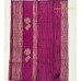 Pure Kanchipuram Handloom Silk Saree – Rich Dark Magenta Borderless Design with All-Over Geometric Neem Zari Body & Grand Zari Pallu