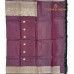 DARK PURPLE PURE KANCHIPURAM HANDLOOM SILK SAREE