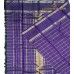 DEEP VIOLET PURE KANCHIPURAM HANDLOOM SILK SAREE