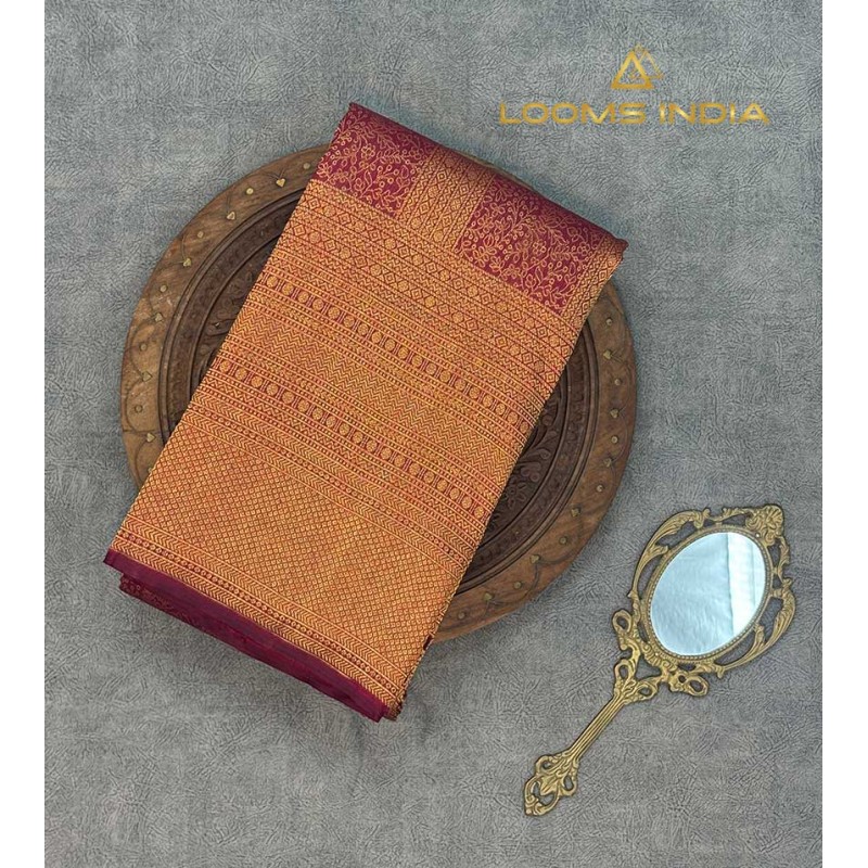 RICH PURE HANDLOOM KANCHIPURAM SAREE