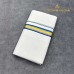 Off-White Pure Handloom Balaramapuram Kasavu Double Mundu with Gold Kasavu and Royal Blue Kara