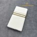 Off-White Pure Handloom Balaramapuram Kasavu Double Mundu with Gold and Silver Kasavu and Light Brown Kara