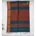 PEACOCK BLUE MAHESHWARI PURE HANDLOOM COTTON SILK SAREE