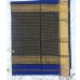 NAVY BLUE MAHESHWARI PURE HANDLOOM COTTON SILK SAREE