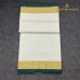 Pure Handloom Balaramapuram Unakkupaav Kasavu Saree –  Dark Green Kara & Golden Kasavu Border